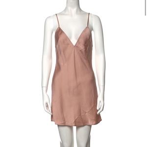 Acler nude blush slip dress AU 8 / US 4